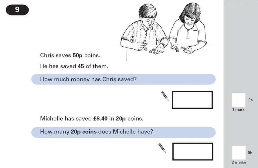 Question 9 - Maths Question Paper 2 - 2000