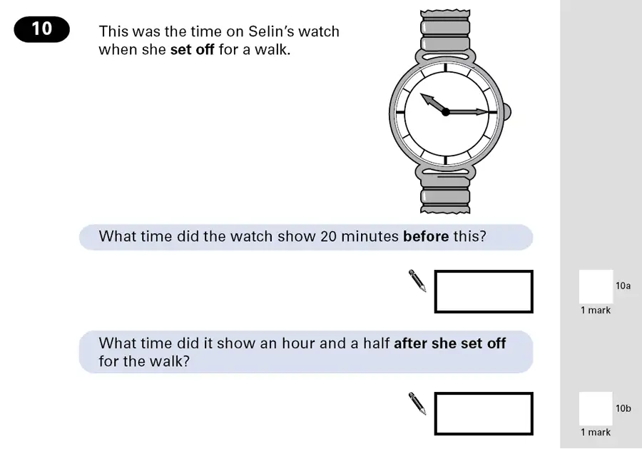 Question 10 - Maths Question Paper 1 - 2001