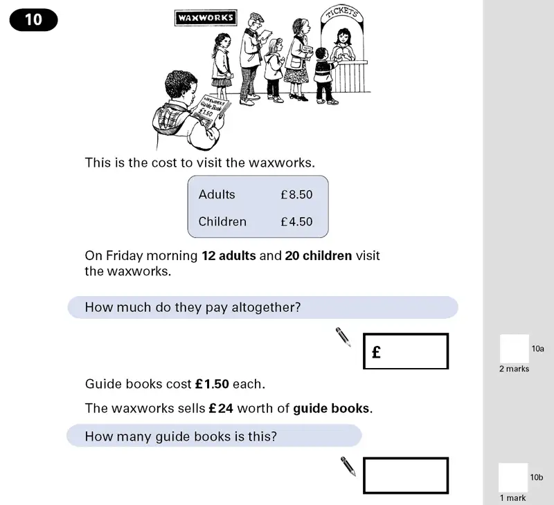 Question 10 - Maths Question Paper 2 - 2001