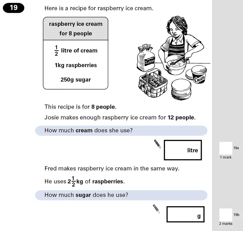 Question 19 - Maths Question Paper 2 - 2001