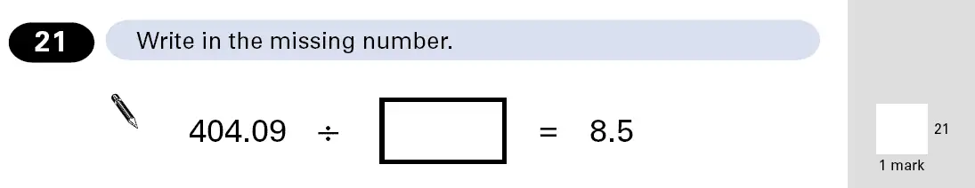 Question 21 - Maths Question Paper 2 - 2001