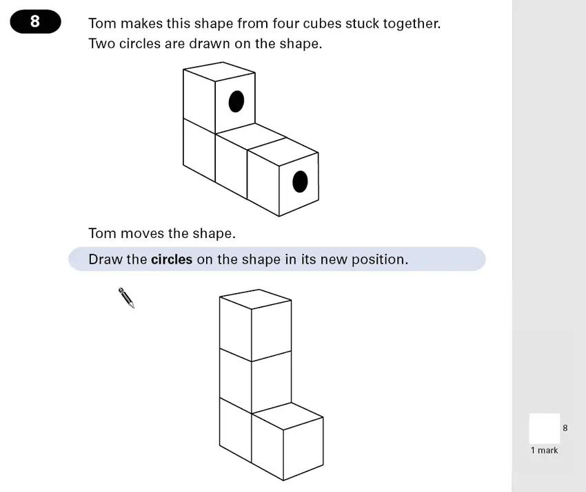 Question 8 - Maths Question Paper 2 - 2001