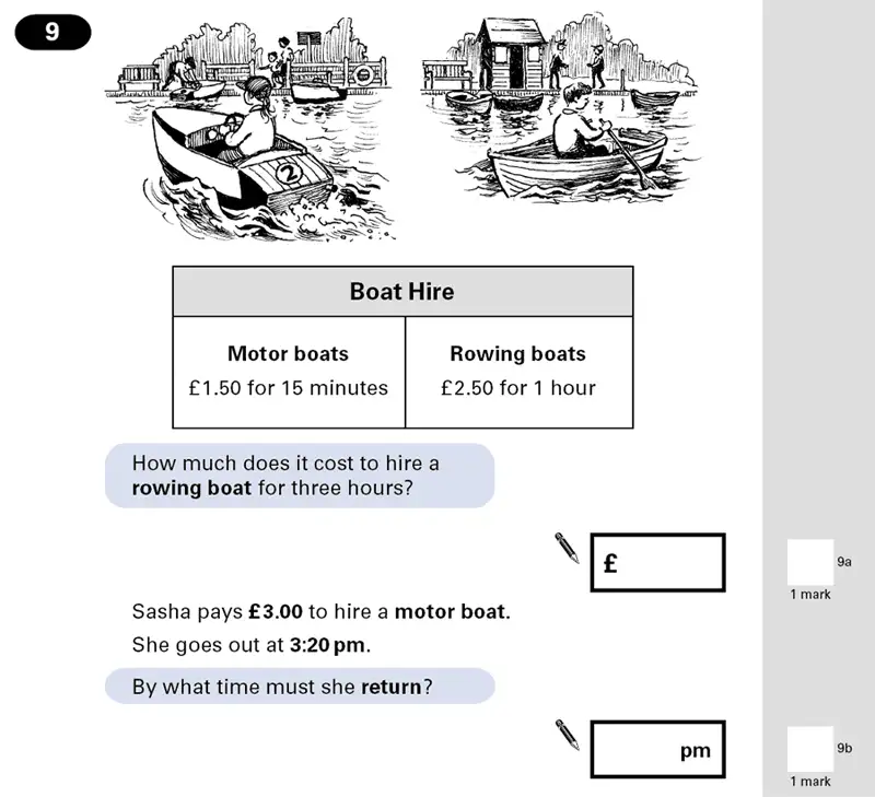 Question 9 - Maths Question Paper 2 - 2001
