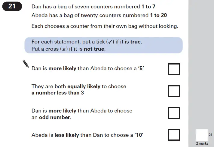 Question 21 - Maths Question Paper 1 - 2002