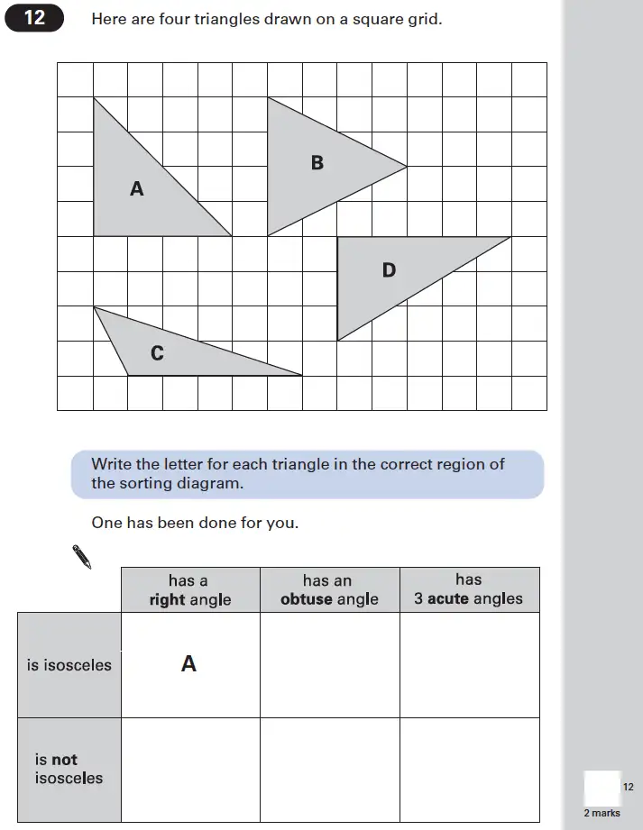 Question 12 - Maths Question Paper 2 - 2002