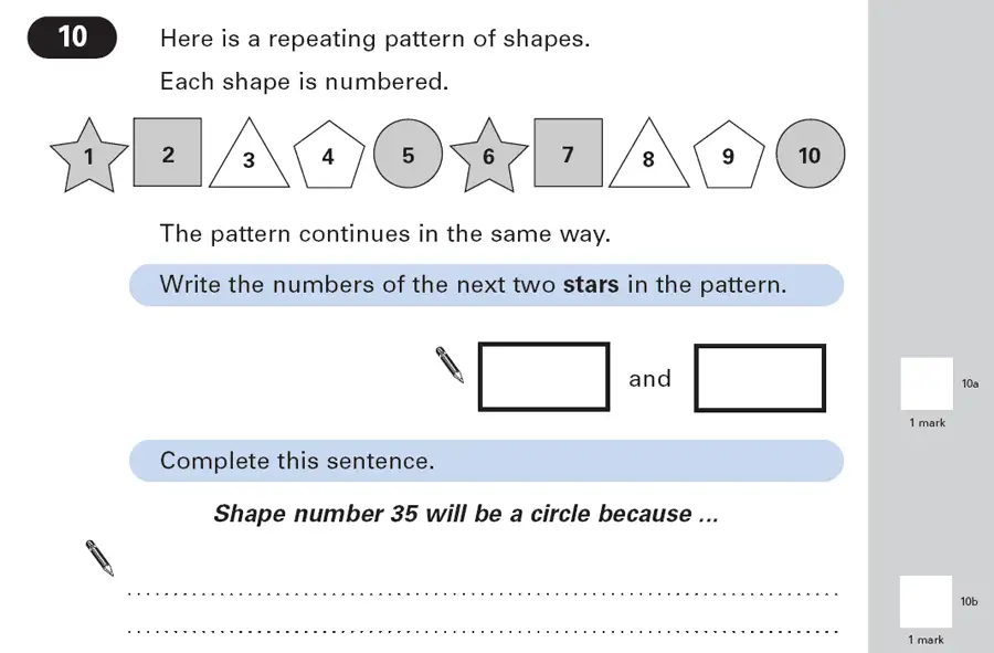 Question 10 - Maths Question Paper 1 - 2003
