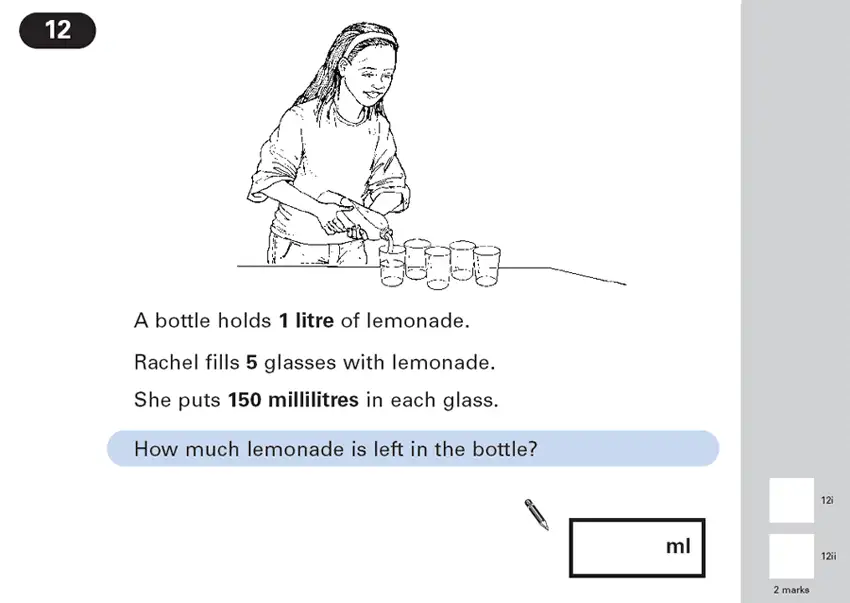 Question 12 - Maths Question Paper 1 - 2003