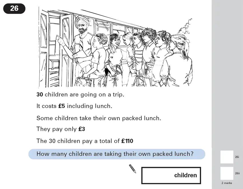 Question 26 - Maths Question Paper 1 - 2003