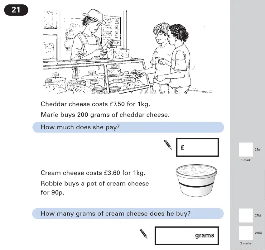 Question 21 - Maths Question Paper 2 - 2003