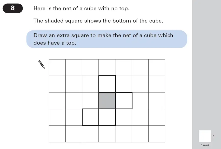 Question 8 - Maths Question Paper 2 - 2003
