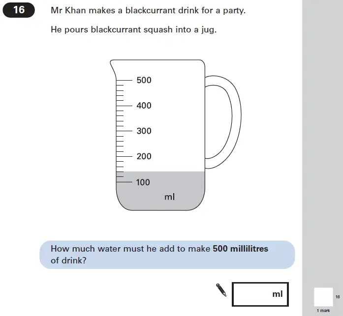 Question 16 - Maths Question Paper 1 - 2004