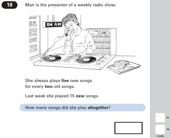 Question 18 - Maths Question Paper 1 - 2004