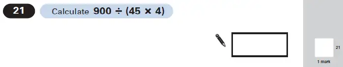 Question 21 - Maths Question Paper 1 - 2004