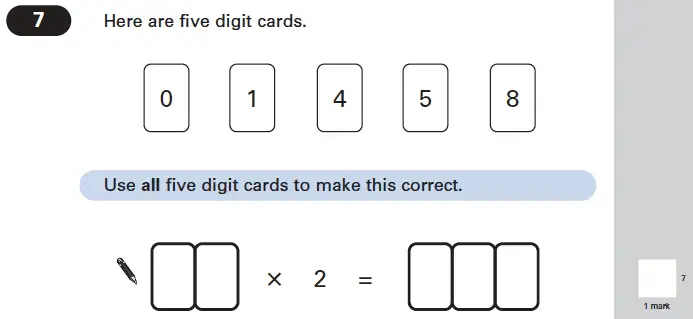 Question 7 - Maths Question Paper 2 - 2004