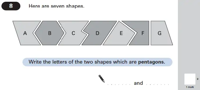 Question 8 - Maths Question Paper 2 - 2004