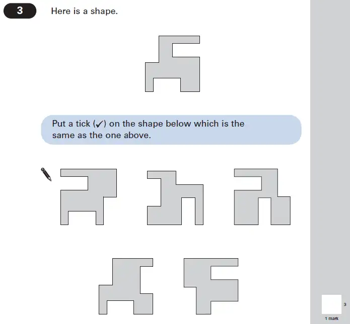 Question 3 - Maths Question Paper 2 - 2005