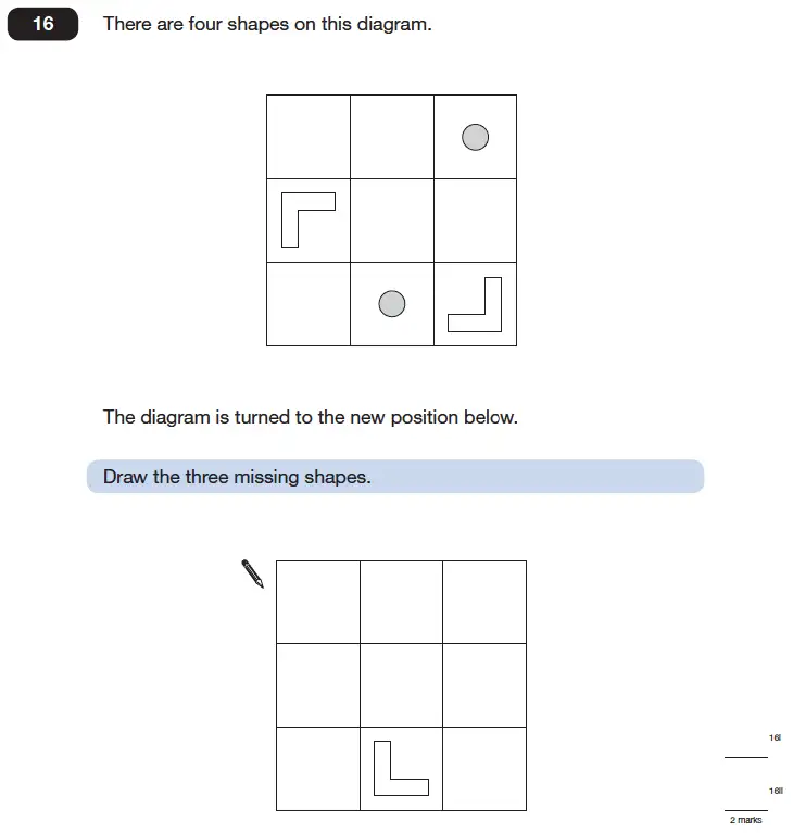 Question 16 - Maths Question Paper 1 - 2006