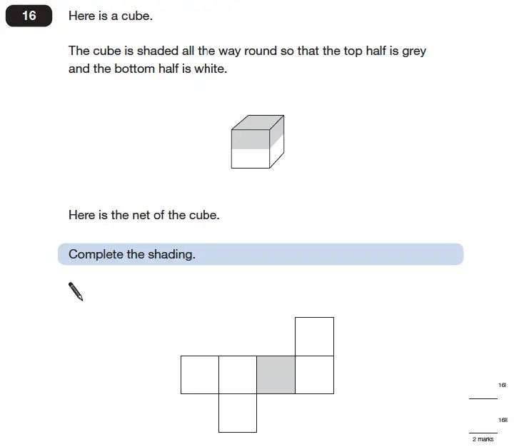 Question 16 - Maths Question Paper 2 - 2006