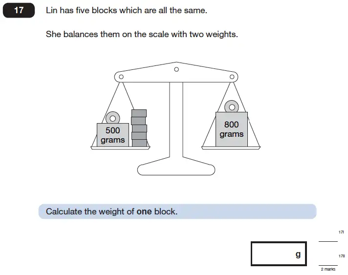 Question 17 - Maths Question Paper 2 - 2006