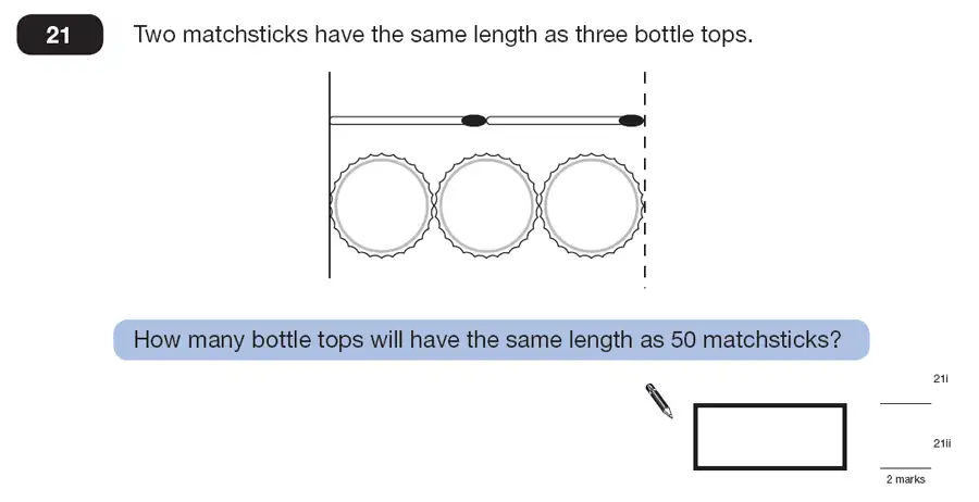 Question 21 - Maths Question Paper 1 - 2007