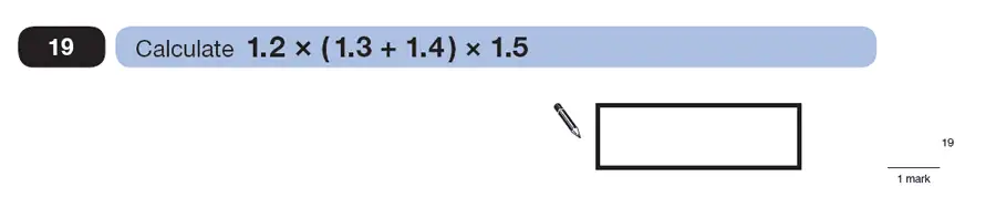 Question 19 - Maths Question Paper 2 - 2007