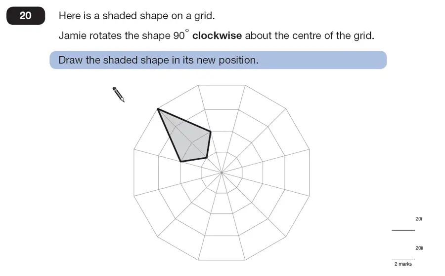 Question 20 - Maths Question Paper 2 - 2007