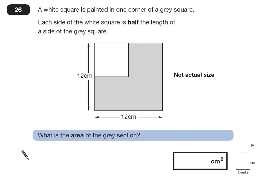 Question 26 - Maths Question Paper 2 - 2007