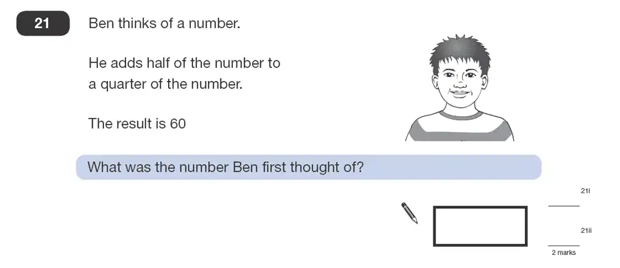 Question 21 - Maths Question Paper 1 - 2008