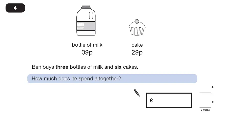 Question 4 - Maths Question Paper 2 - 2008