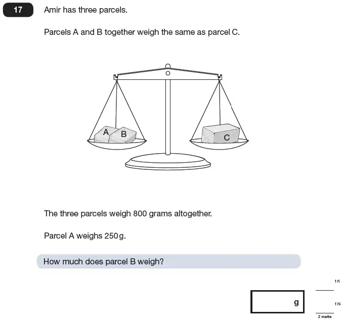 Question 17 - Maths Question Paper 1 - 2009