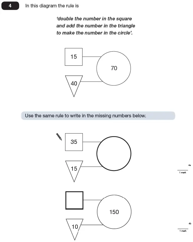 Question 4 - Maths Question Paper 1 - 2009