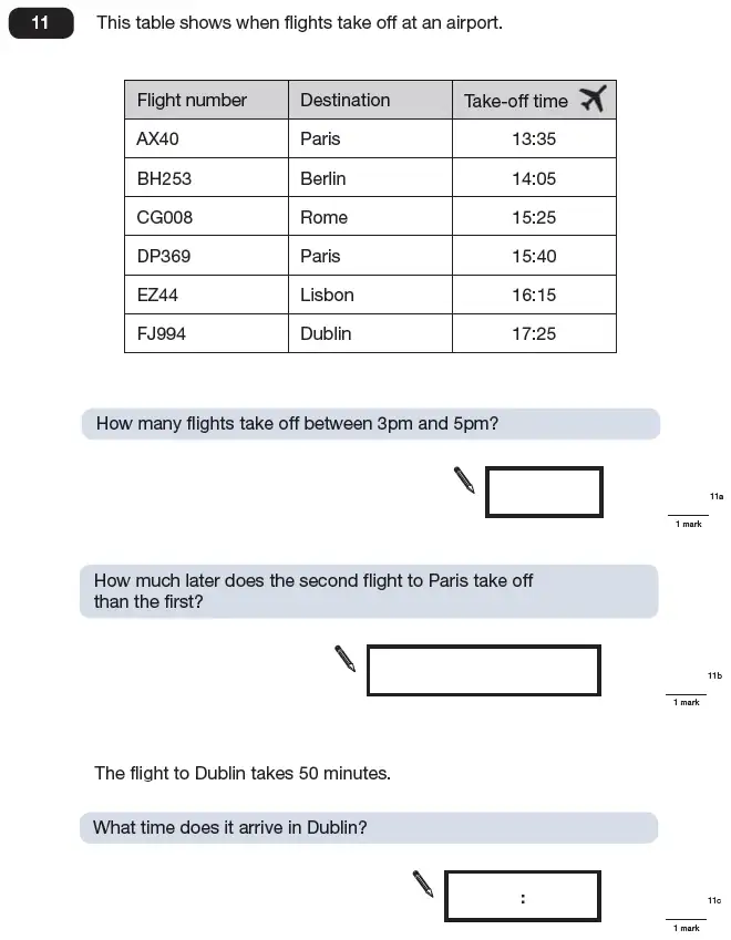 Question 11 - Maths Question Paper 2 - 2009