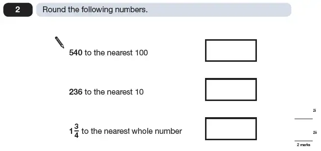 Question 2 - Maths Question Paper 2 - 2009