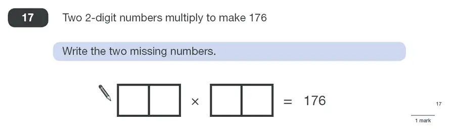 Question 17 - Maths Question Paper 2 - 2011