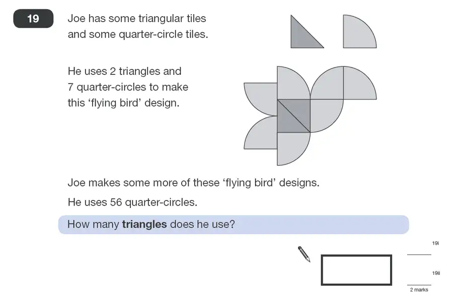 Question 19 - Maths Question Paper 2 - 2011