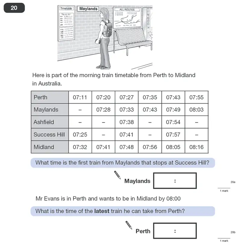Question 20 - Maths Question Paper 2 - 2011