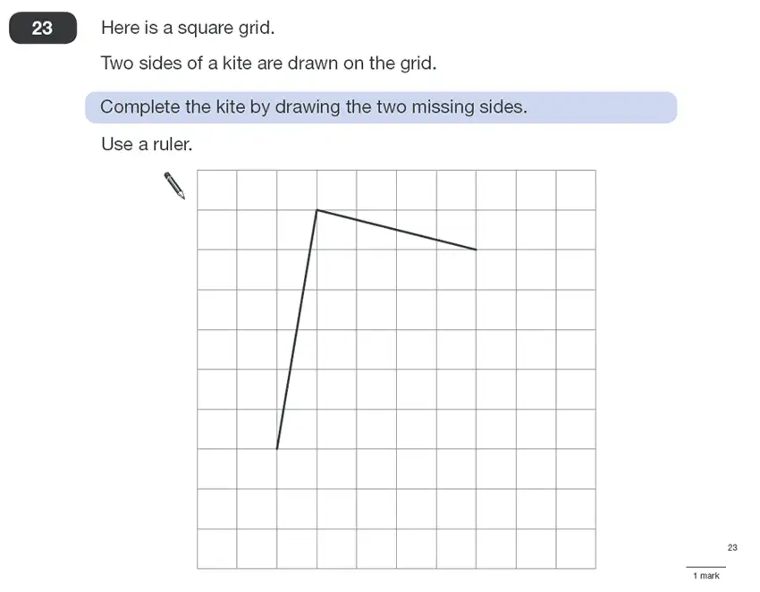 Question 23 - Maths Question Paper 2 - 2011