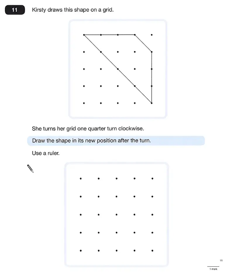 Question 11 - Maths Question Paper 1 - 2012