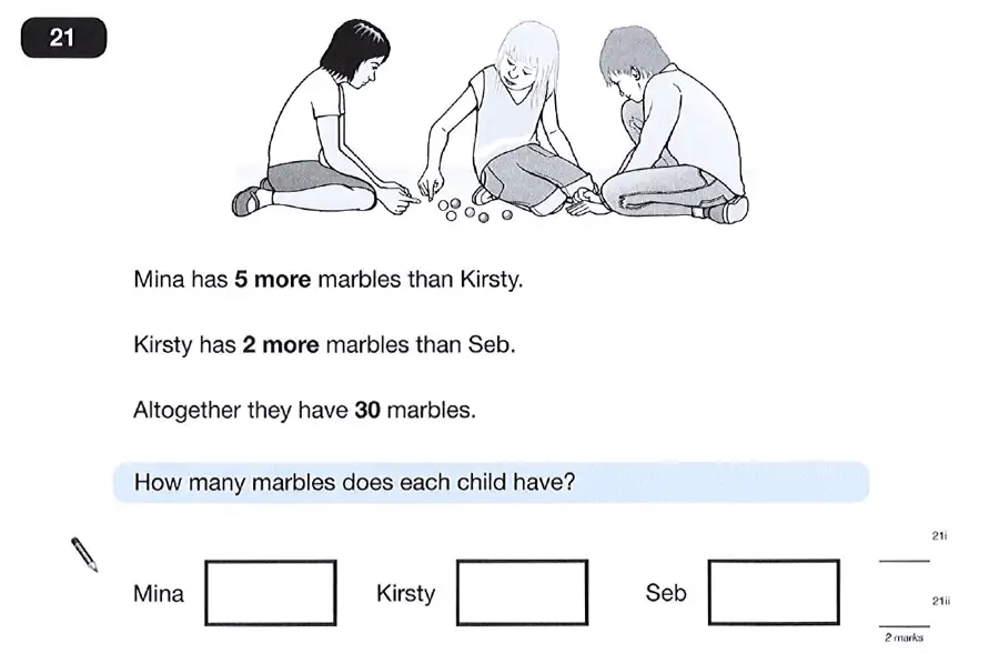 Question 21 - Maths Question Paper 1 - 2012