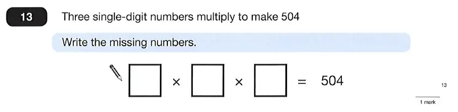 Question 13 - Maths Question Paper 2 - 2012