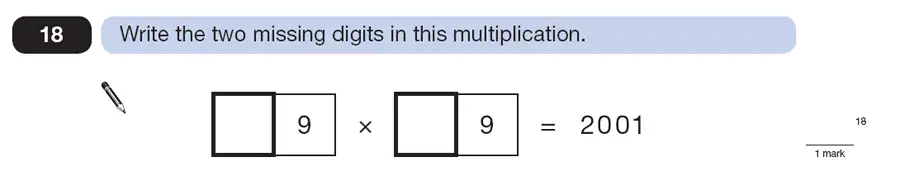 Question 18 - Maths Question Paper 2 - 2013