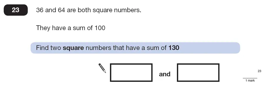 Question 23 - Maths Question Paper 2 - 2013