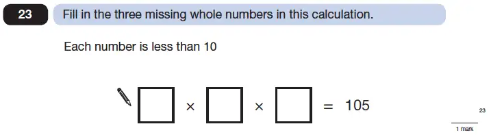 Question 23 - Maths Question Paper 2 - 2014