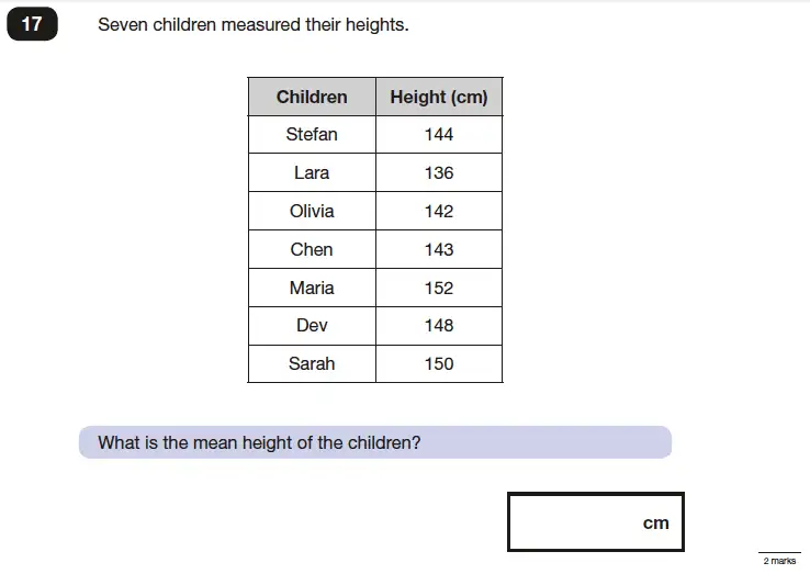Question 17 - Reasoning Maths Question Paper 2 - 2016