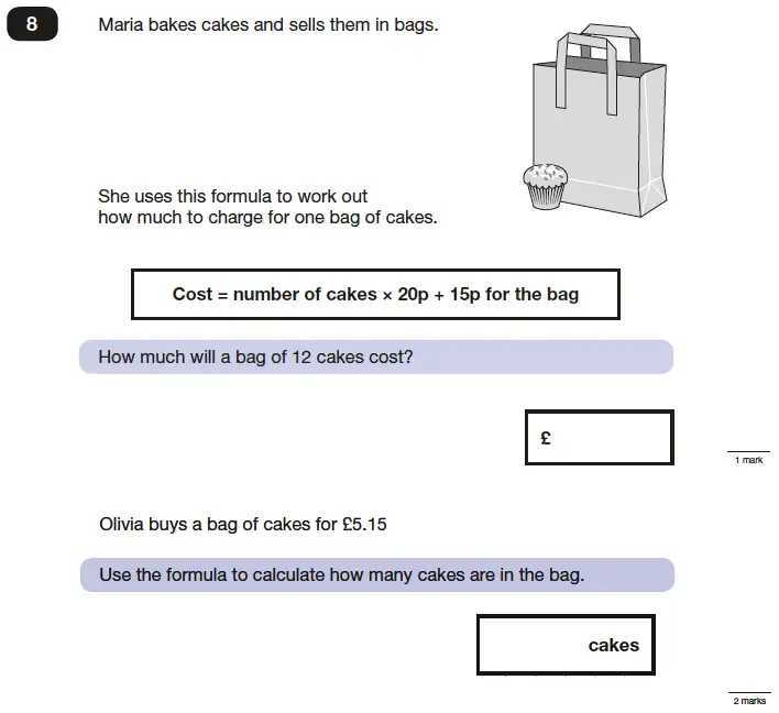 Question 8 - Reasoning Maths Question Paper 2 - 2016