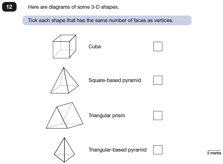 Question 12 - Reasoning Maths Question Paper 2 - 2017