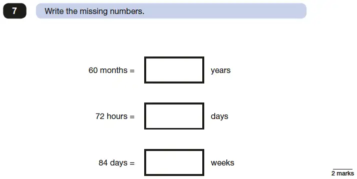 Question 7 - Reasoning Maths Question Paper 2 - 2017