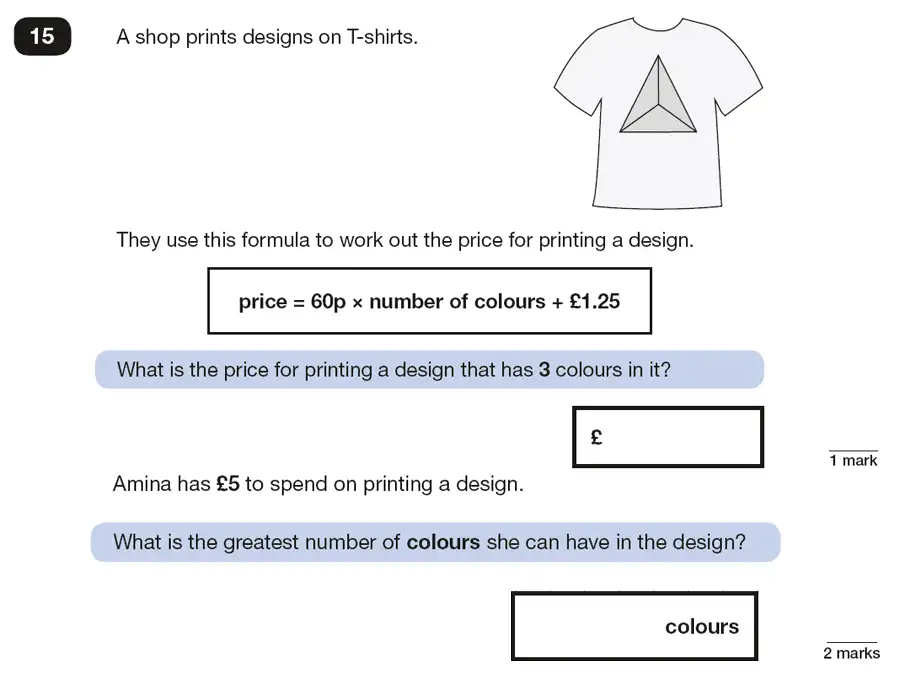 Question 15 - Reasoning Maths Question Paper 3 - 2018