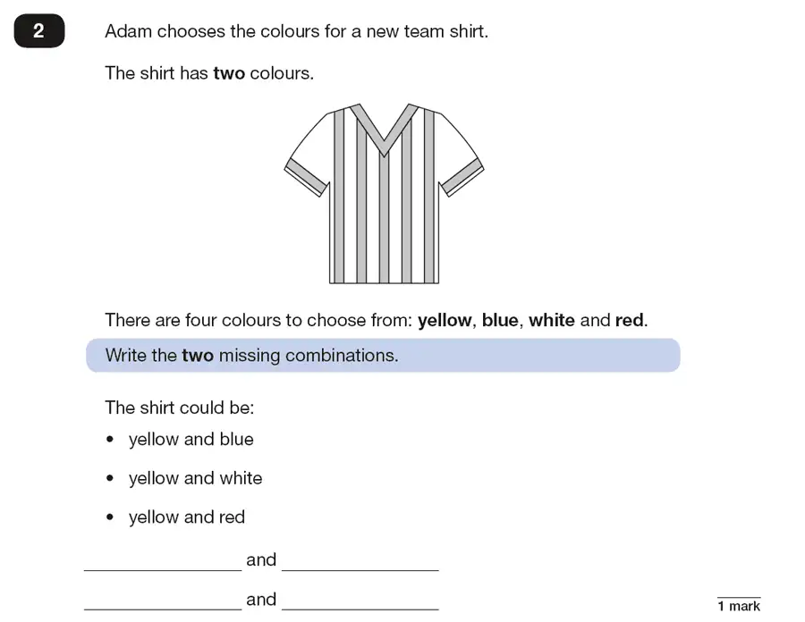 Question 2 - Reasoning Maths Question Paper 3 - 2018