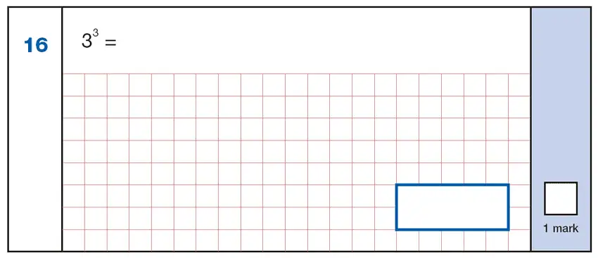 Question 16 - Arithmetic Maths Question Paper 1 - 2019